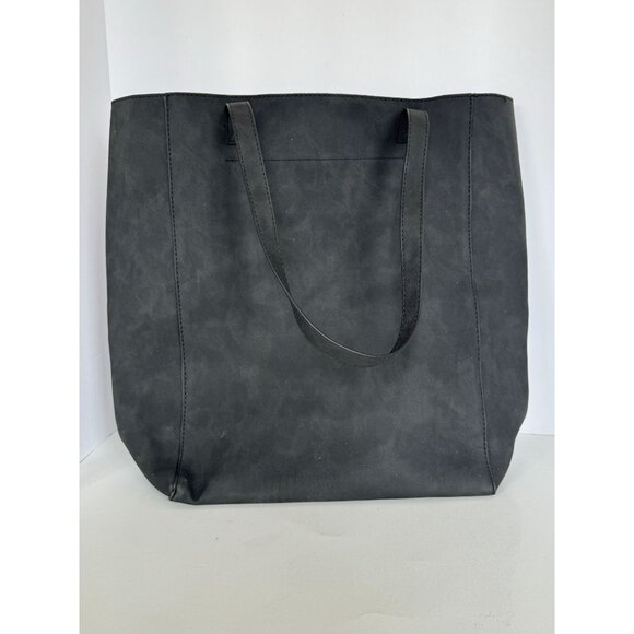 Disney Store Mickey Mouse Greyscale Tote Bag Shoulder Bag Summer Faux Suede - Picture 4 of 11